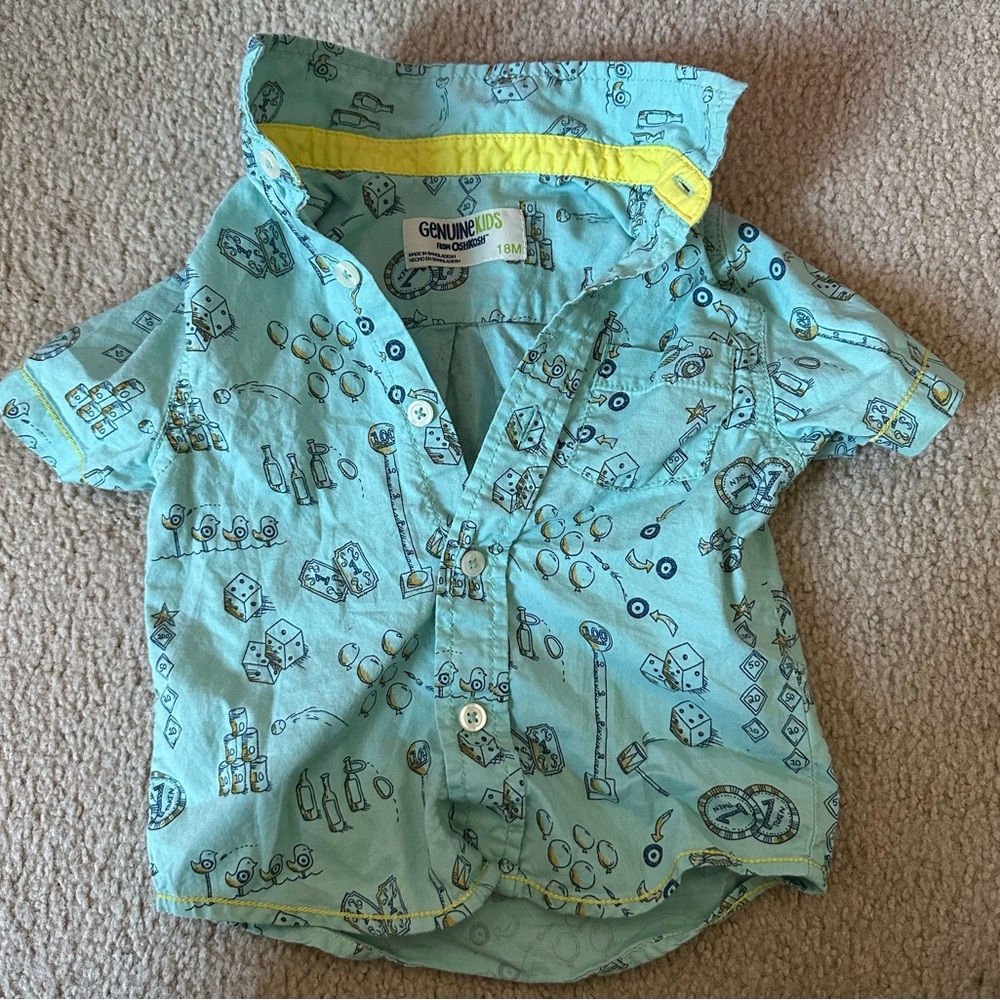 18m toddler boy shirt